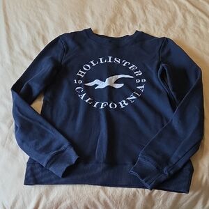 Hollister Dark Blue Crewneck Sweatshirt